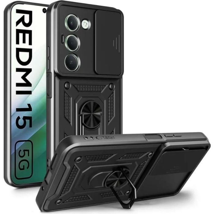 Obal Tech-Protect CamShield Pro Xiaomi Redmi 15 4G/5G čierny