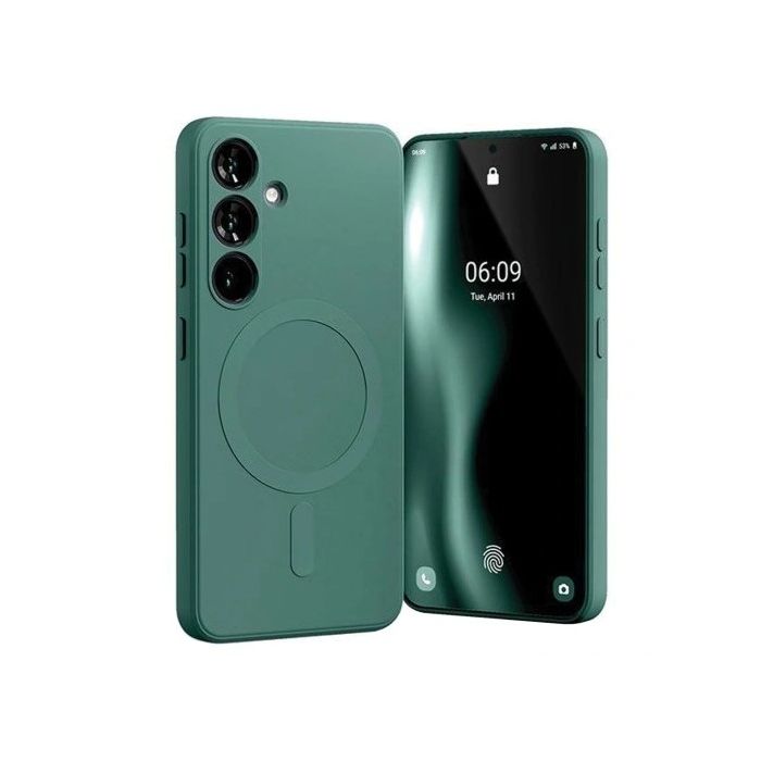 Obal Mercury SemiSilicone Magsafe Samsung Galaxy S24 5G S921 zelený