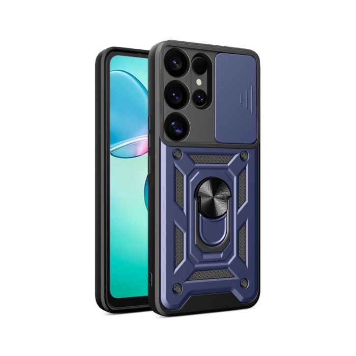Obal Hybrid Armor Camshield Samsung Galaxy S25 Ultra 5G S938 modrý