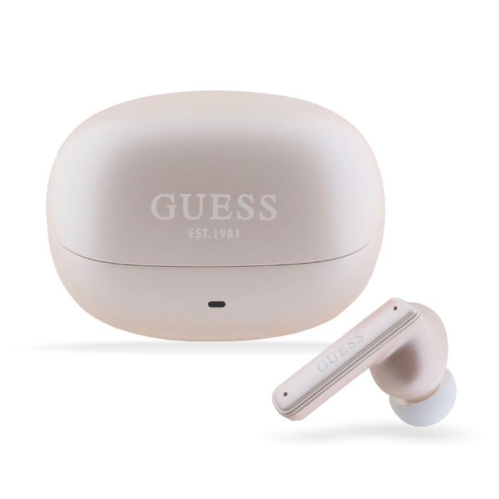 Guess Capsule ANC/ENC TWS bezdrôtové slúchadlá GUTWST88MCTGP ružové