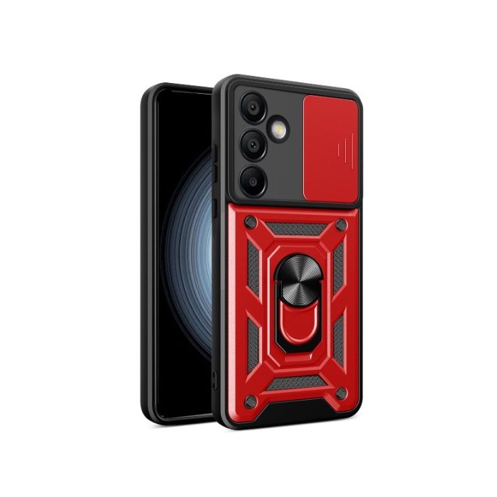 Obal Hybrid Armor Camshield Samsung Galaxy A36 5G A366/A56 5G A566 červený