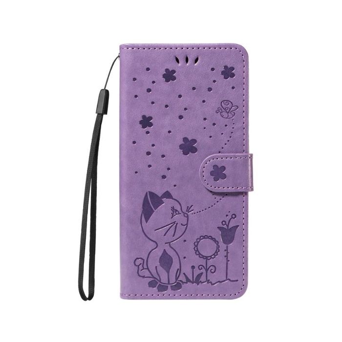 Obal Mezzo Book Xiaomi Redmi 15 4G/5G mačička fialový