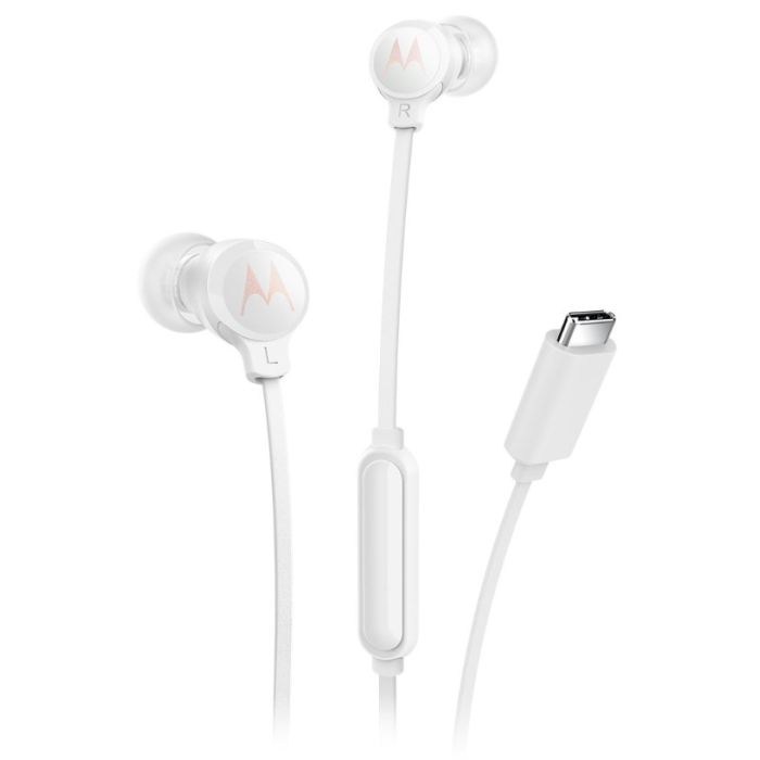 Motorola Earbuds 3C-S USB-C biele