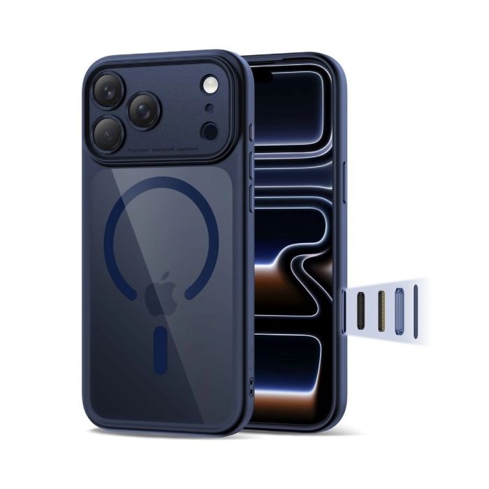 Obal Tech-Protect Magpeak MagSafe Apple iPhone 17 Pro modrý