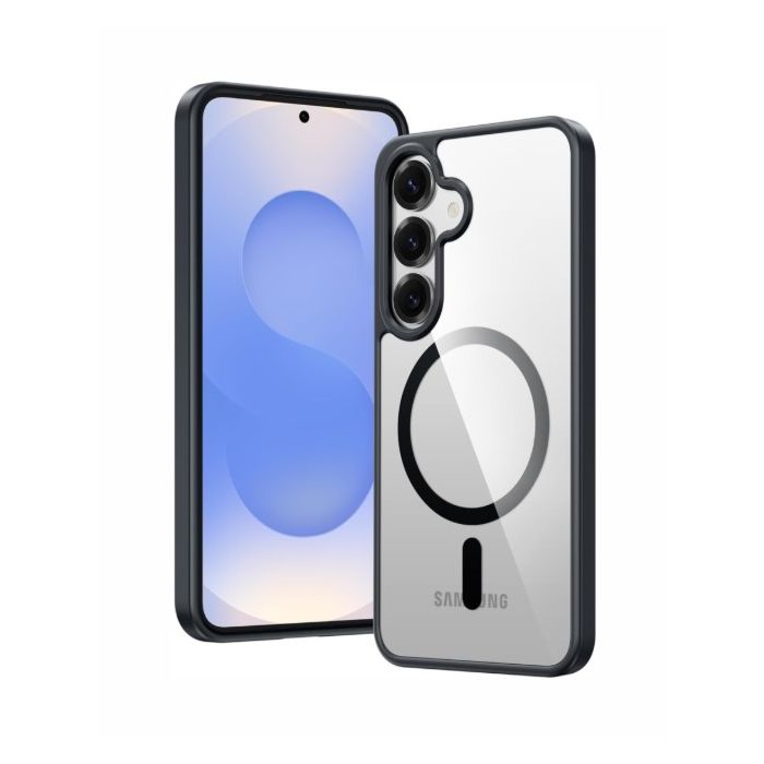 Obal SWISSTEN Clear Jelly MagStick Metallic Samsung Galaxy S24+ 5G S926 čierny