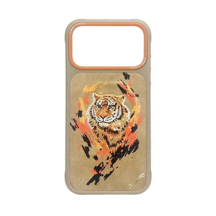 Obal Nimmy Tiger MagSafe Apple iPhone 17 Pro Max hnedý