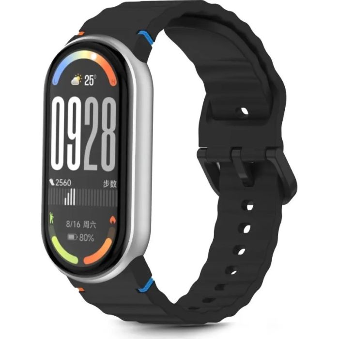 Remienok Tech-Protect Silicone Sport Xiaomi Smart Band 8/9/10/NFC čierny
