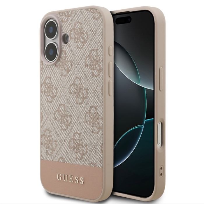 Obal Guess PU 4G Stripe Apple iPhone 17 GUHCP17SG4GLPI ružový