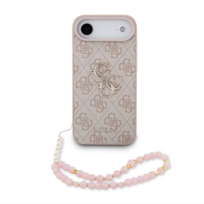 Obal Guess PU 4G Metal Logo Strap Apple iPhone Air GUHCP17MP4GMGSP ružový