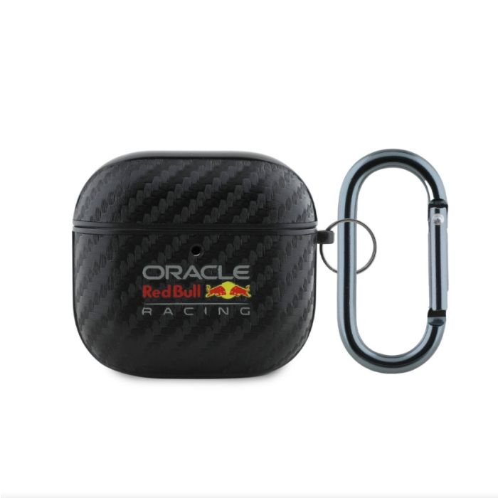 Obal Red Bull PU Karbon Apple AirPods 4 RBA4PUCAILK čierny