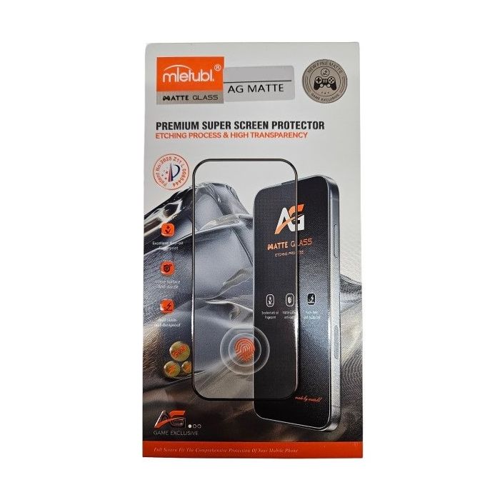 Ochranné sklo Mietubl 5D AG Matné Apple iPhone 13/13 Pro/14 čierne