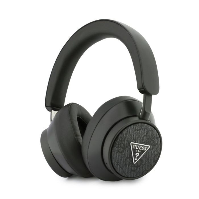 Guess PU Leather 4G Triangle Logo ENC bezdrôtové slúchadlá GUBHC15PMRTRK čierne