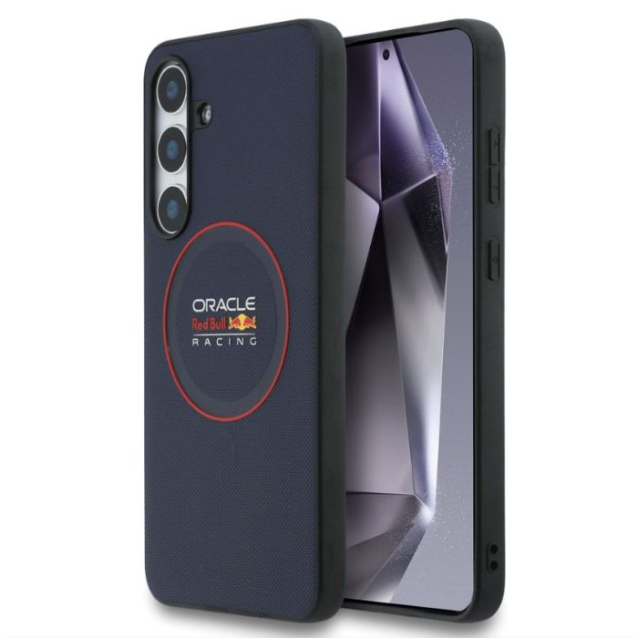 Obal Red Bull PU Leather Red Ring MagSafe Samsung Galaxy S25 FE 5G S731 RBHMS25FE24PUILVR modrý