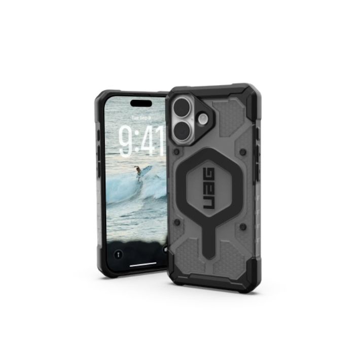 Obal UAG Pathfinder Clear MagSafe Apple iPhone 17 sivo čierny