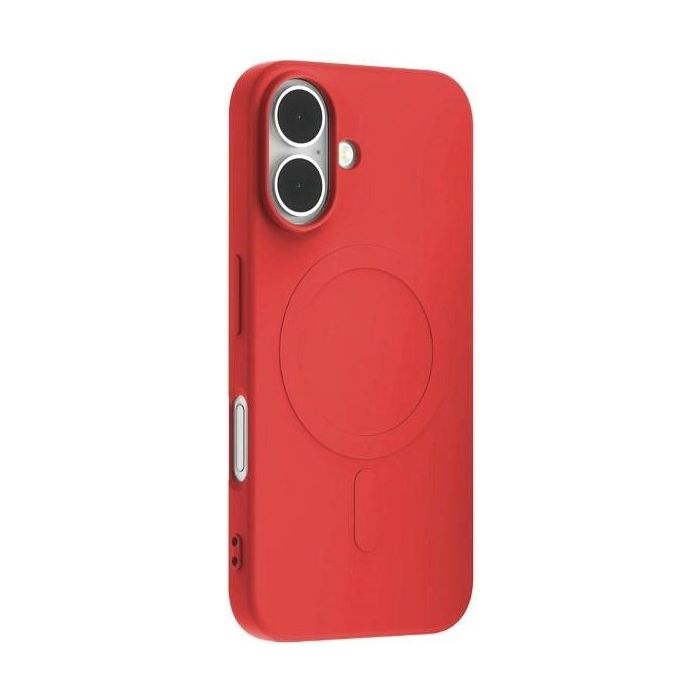 Obal Mercury SemiSilicone Magsafe Apple iPhone 16 červený