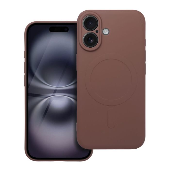 Obal SILICONE MAG COVER MagSafe Apple iPhone Air hnedý