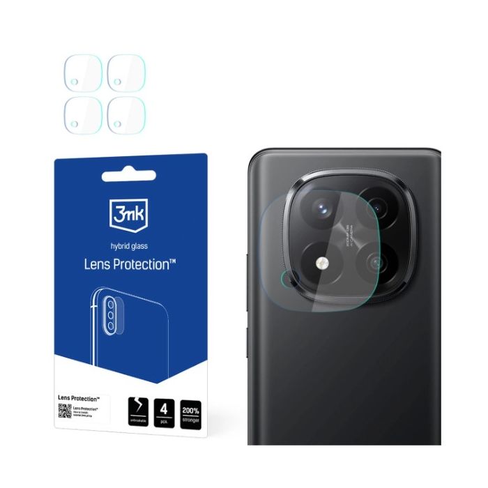Ochranné sklo na fotoaparát 3MK Lens Protection Xiaomi Redmi Note 14 Pro+ (4ks)