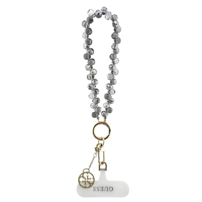 Guess Crystals 4G Charm univerzálna šnúrka na ruku GUUCMDG4CG čierna