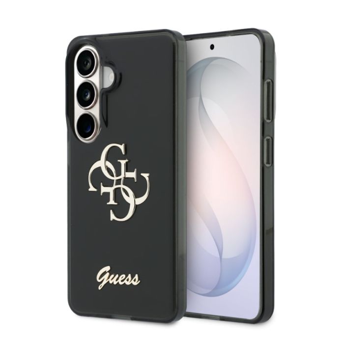 Obal Guess IML 4G Script Metal Logo Samsung Galaxy S26 5G S942 GUHCS26S5HC4MLSK čierny