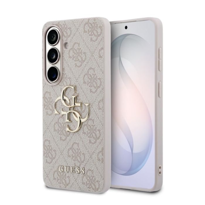 Obal Guess PU 4G Metal Logo Samsung Galaxy S26 5G S942 GUHCS26S4GMGPI ružový