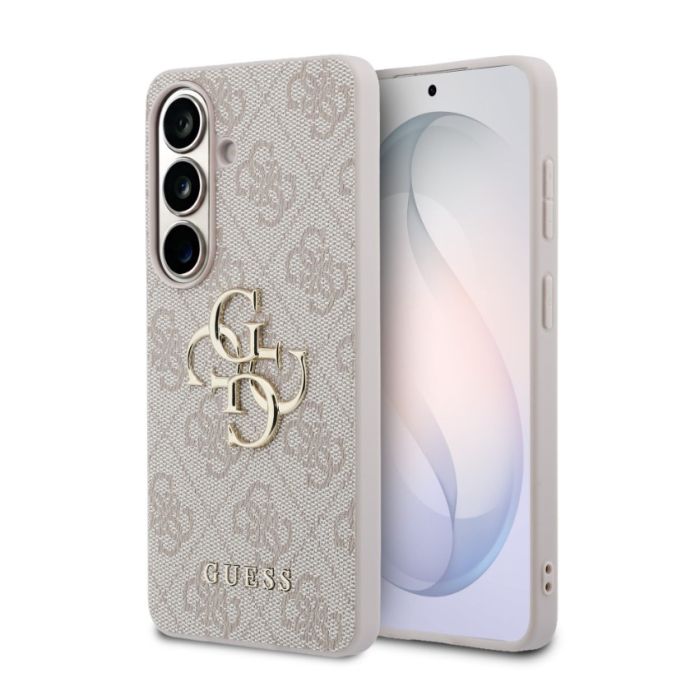 Obal Guess PU 4G Metal Logo Samsung Galaxy S26+ 5G S947 GUHCS26M4GMGPI ružový