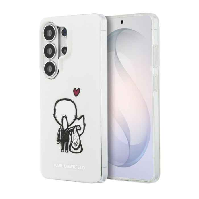 Obal Karl Lagerfeld IML K&CH Back Logo Magnetic Samsung Galaxy S26 Ultra 5G S948 KLHMS26L6HKCBHH transparentný