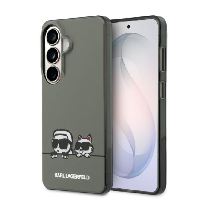 Obal Karl Lagerfeld IML K&CH Peekaboo Logo Magnetic Samsung Galaxy S26 5G S942 KLHMS26S6HPKACK čierny