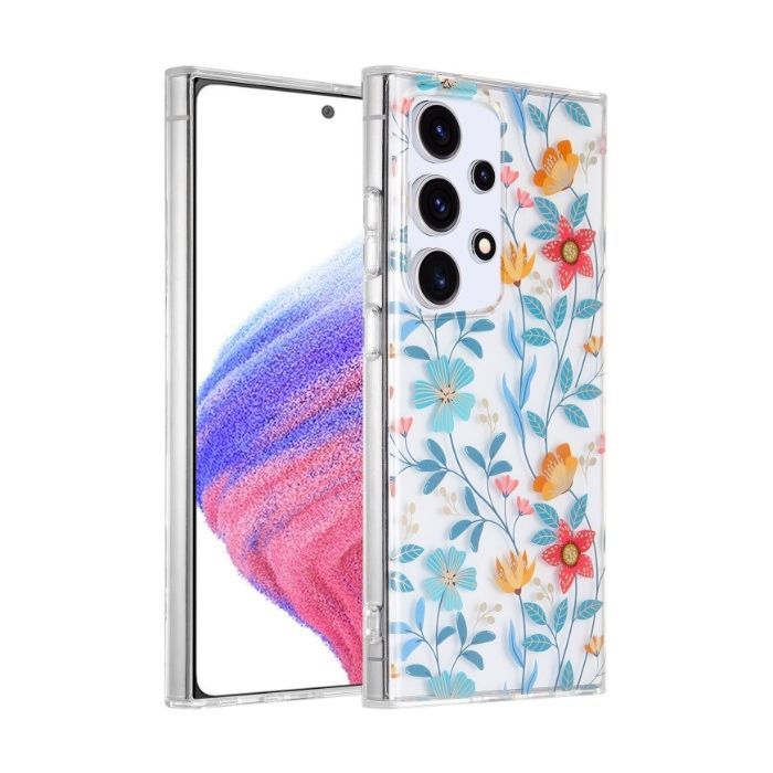 Obal IMD Pattern TPU Samsung Galaxy A54 5G A546 kvety