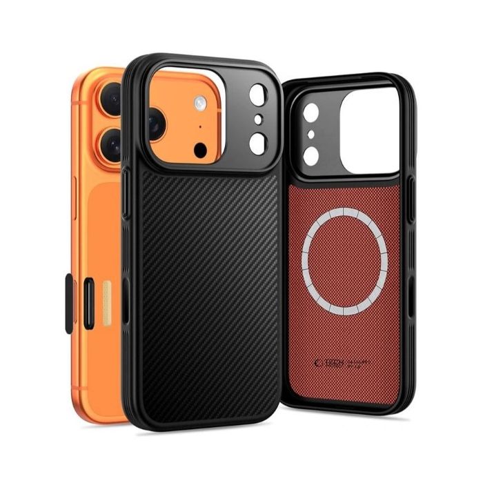 Obal Tech-Protect Kevlar Aramid MagSafe Apple iPhone 17 Pro Max čierny