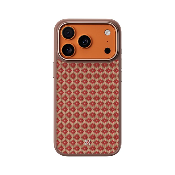 Obal Benks Magnetic Armor Pro Grid Kevlar Metal Frame Apple iPhone 17 Pro Max oranžový