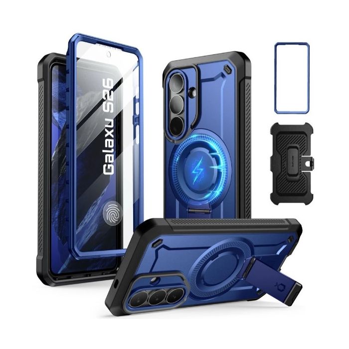 Obal Supcase Unicorn Beetle Pro Mag MagSafe Set Samsung Galaxy S26 5G S942 čierno modrý