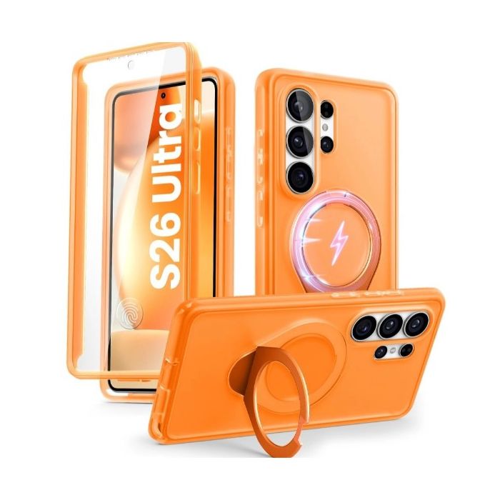 Obal Supcase Cosmo Mag MagSafe Samsung Galaxy S26 Ultra 5G S948 oranžový
