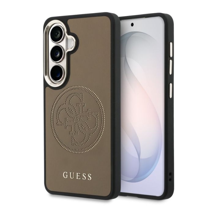 Obal Guess PU Perforated 4G Logo Magnetic Samsung Galaxy S26 5G S942 GUHMS26S5PG4SRGW hnedý