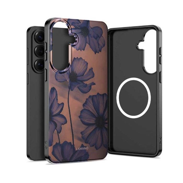 Obal Tech-Protect Lamano MagSafe Samsung Galaxy S26 5G S942 hnedo fialový