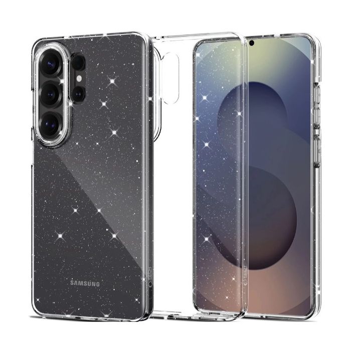 Obal Tech-protect Flexair Glitter Samsung Galaxy S26 Ultra 5G S948 transparentný