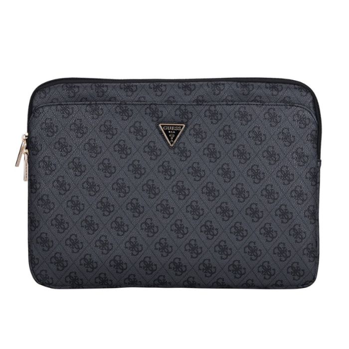 Guess PU 4G Triangle Logo obal na notebook 14" GUCS14ZP4DPTK čierny