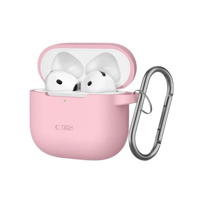 Tech-Protect Silicone Hook Apple Airpods 4 Dusty Pink