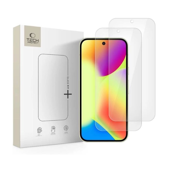 Ochranné sklo Tech-Protect Glass Fit+ Google Pixel 9/9 Pro/10/10 Pro (2ks)