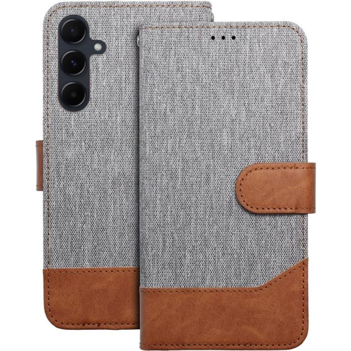 Obal JEANS Book Samsung Galaxy A20e A202 gray