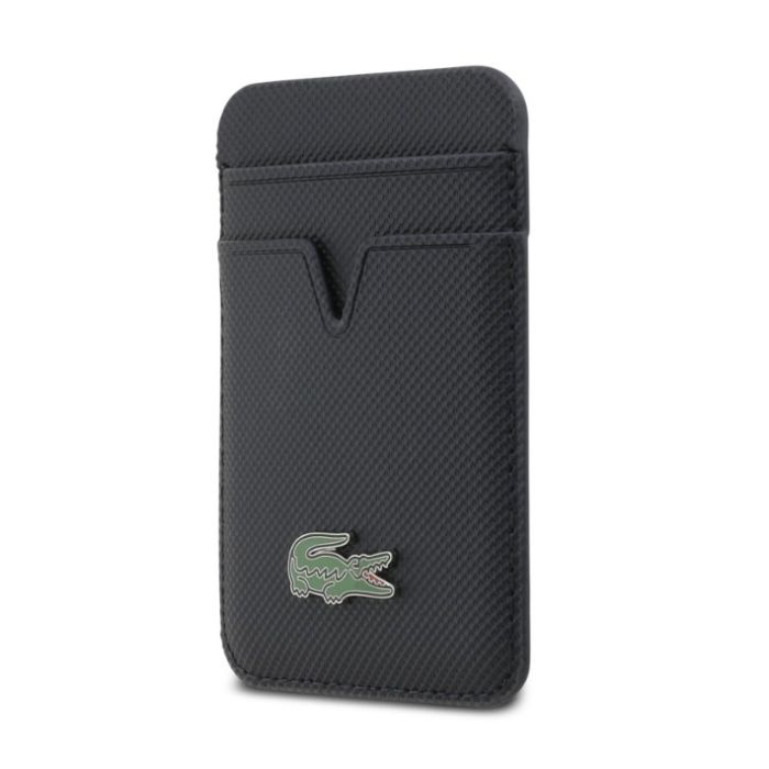 Lacoste PU Iconic Petit Pique MagSafe peňaženka LCWMSPLAV modrá