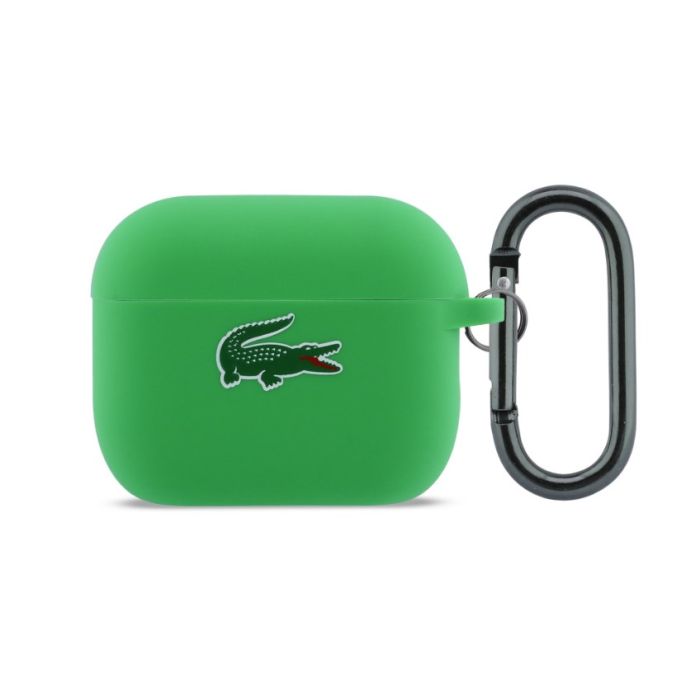 Obal Lacoste Liquid Silicone Croc Logo Apple AirPods Pro 3 LCAP3SLON zelený
