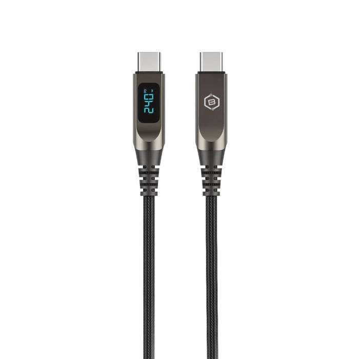 Blavec Lumix Led displej 240W, USB-C/USB-C, 1.2m čierny