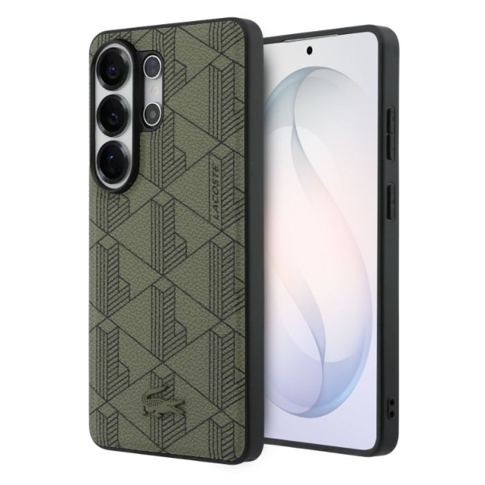 Obal Lacoste PVC Blend Monogram Magnetic Samsung Galaxy S26 Ultra 5G S948 LCHMS26LPBSB hnedý