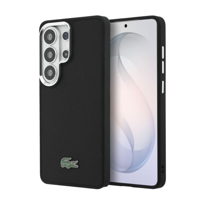 Obal Lacoste Petit Pique Metal Logo Magnetic Samsung Galaxy S26 Ultra 5G S948 LCFCMS26LPLAK čierny