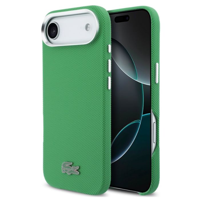 Obal Lacoste Iconic Petit Pique Metal Logo MagSafe Apple iPhone Air LCFCMP17MPLAN zelený