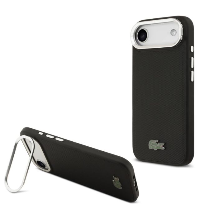 Obal Lacoste Iconic Petit Pique Camera Stand MagSafe Apple iPhone Air LCHMP17MPCSLAK čierny
