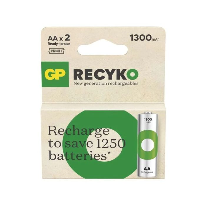 GP ReCyko HR6 nabíjacie batérie 1300 AA 2ks
