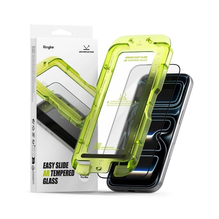 Ochranné sklo Ringke Easy Slide Anti Reflective Apple iPhone 17 Pro Max transparentné (2ks)