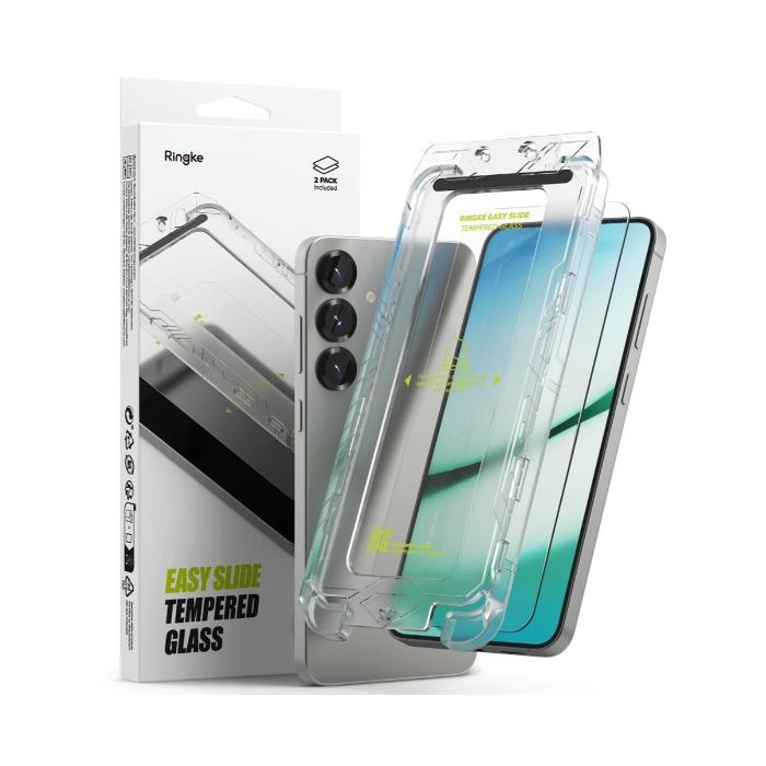 Ochranné sklo Ringke Easy Slide Samsung Galaxy S25 5G S931 transparentné (2ks)