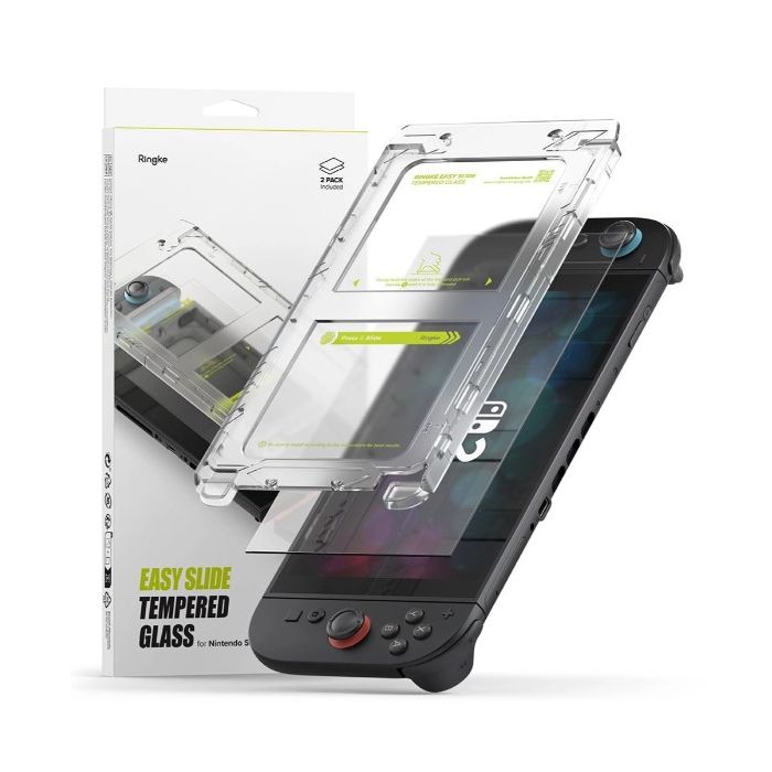 Ochranné sklo Ringke Easy Slide Nintendo Switch 2 transparentné (2ks)